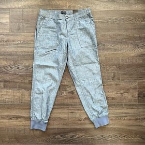 The Limited Chambray Elastic Ankle Pants